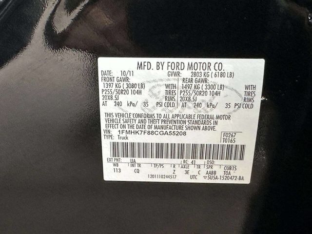 2012 Ford Explorer FWD 4dr Limited - 22968424 - 29