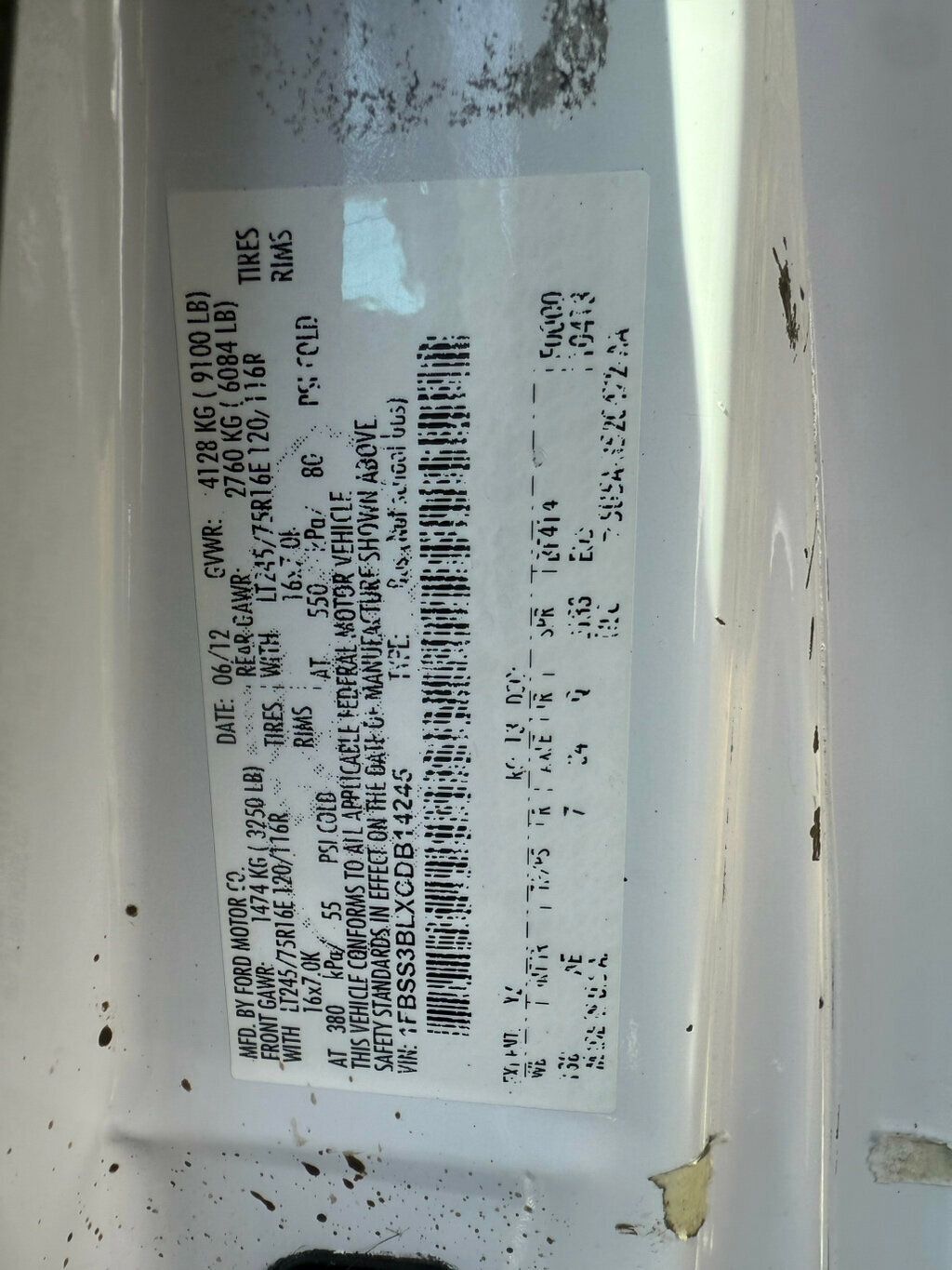 2012 Ford E-350 E350 SUPER DUTY EXTENDED PASSENGER VAN - 22921547 - 52