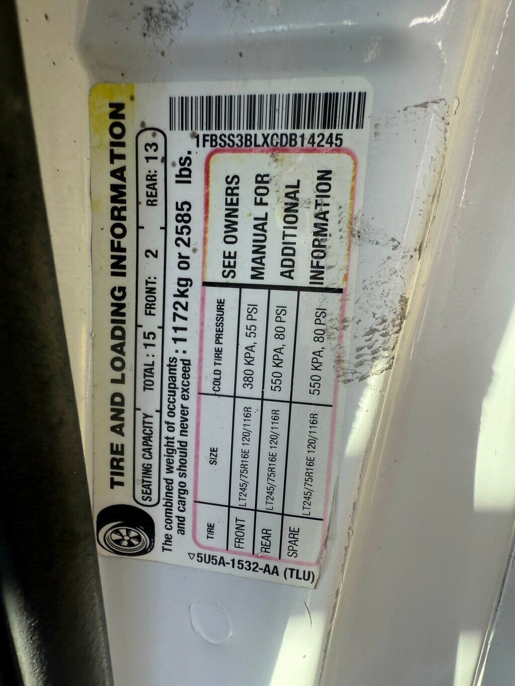 2012 Ford E-350 E350 SUPER DUTY EXTENDED PASSENGER VAN - 22921547 - 53