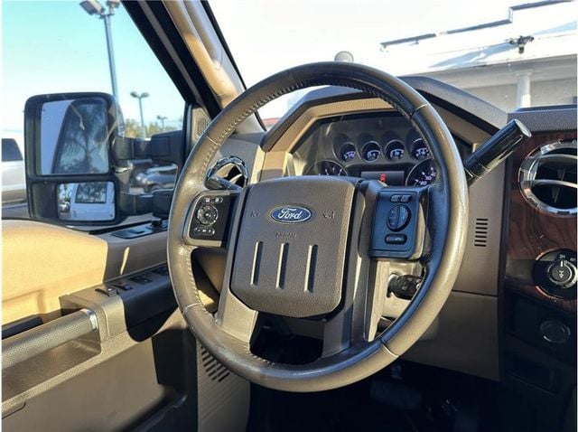 2012 Ford F250 Super Duty Crew Cab LARIAT 4X4 DIESEL NAV BACK UP CAM CLEAN - 22419257 - 24