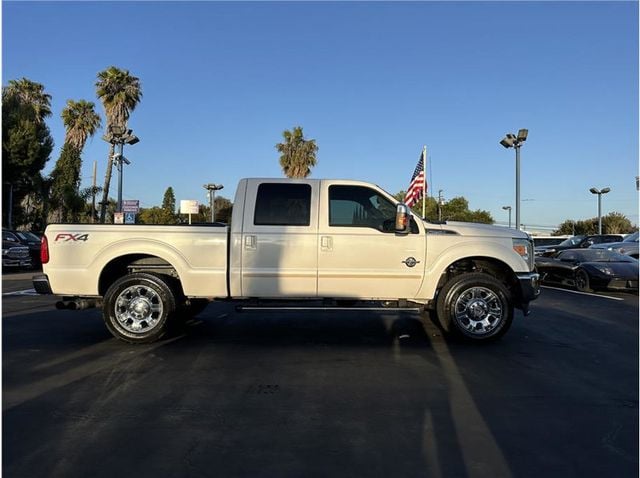 2012 Ford F250 Super Duty Crew Cab LARIAT 4X4 DIESEL NAV BACK UP CAM CLEAN - 22419257 - 4