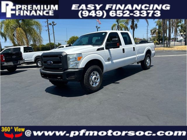 2012 Ford F250 Super Duty Crew Cab XL LONG BED 4X4 DIESEL BACK UP CAM CLEAN - 23034543 - 0