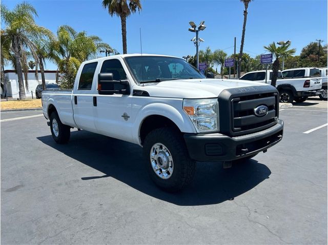 2012 Ford F250 Super Duty Crew Cab XL LONG BED 4X4 DIESEL BACK UP CAM CLEAN - 23034543 - 2