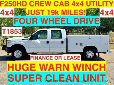 2012 Ford F250HD JUST 19k MILES! CREW CAB 4X4 UTILITY! - 1FD7W2B60CEA89579