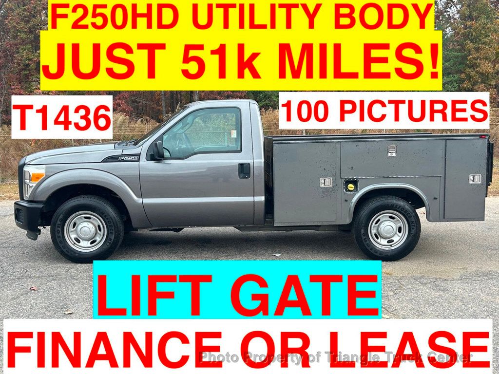 2012 Ford F250HD LIFT GATE UTILITY BODY JUST 51k MILES! +HARD TO FIND WITH LIFT GATE! 100 PICTURES! - 22056379 - 0