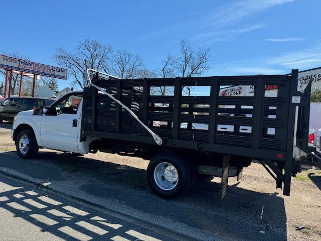 2012 Ford F350 SD 13 FT FLATBED STAKE BODY WITH LIFTGATE 24,000 MILES - 22389209 - 9
