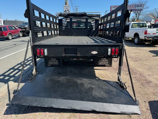 2012 Ford F350 SD 13 FT FLATBED STAKE BODY WITH LIFTGATE 24,000 MILES - 22389209 - 50