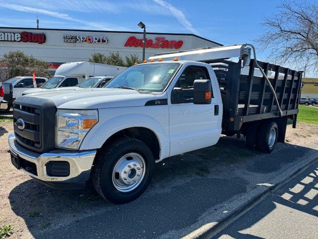 2012 Ford F350 SD 13 FT FLATBED STAKE BODY WITH LIFTGATE 24,000 MILES - 22389209 - 7