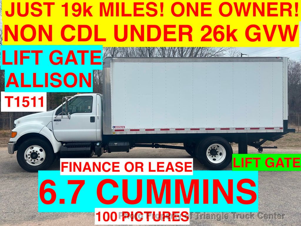 2012 Ford F650/F750 NON CDL JUST 19k MILES! LIFT GATE! 6.7 CUMMINS! SUPER CLEAN UNIT! FINANCE OR LEASE! - 22333107 - 0