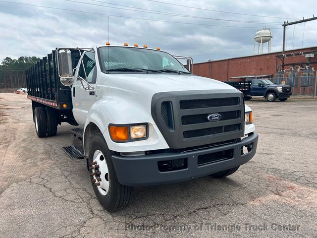 2012 Used Ford F650/F750 NON CDL LONG STAKE BODY JUST 17k MILES! 6.7 ...