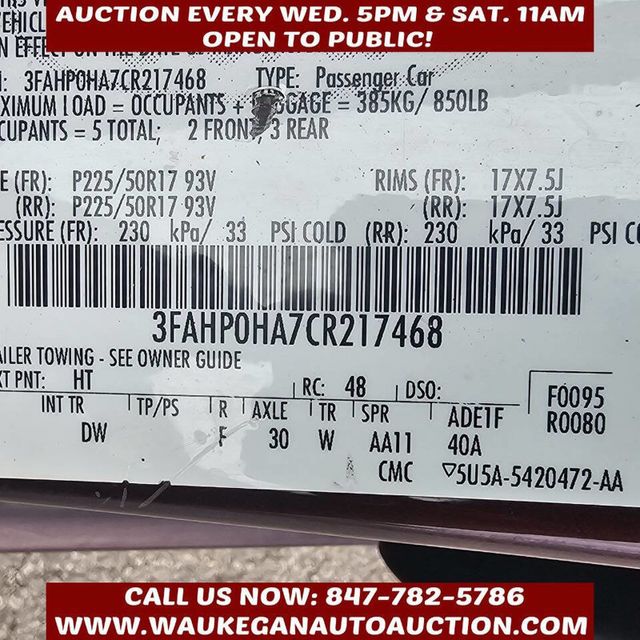 2012 Ford Fusion 4dr Sedan SE FWD - 22909514 - 9