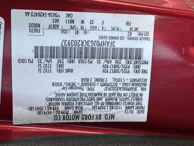 2012 Ford Fusion 4dr Sedan SEL FWD - 23000581 - 22