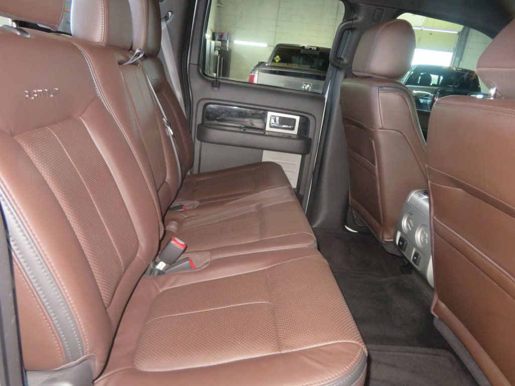 2012 Ford F-150 1OWNER PLATINUM SUPERCREW LEATHER EXTRA CLEAN LOW MILES  - 23085384 - 28