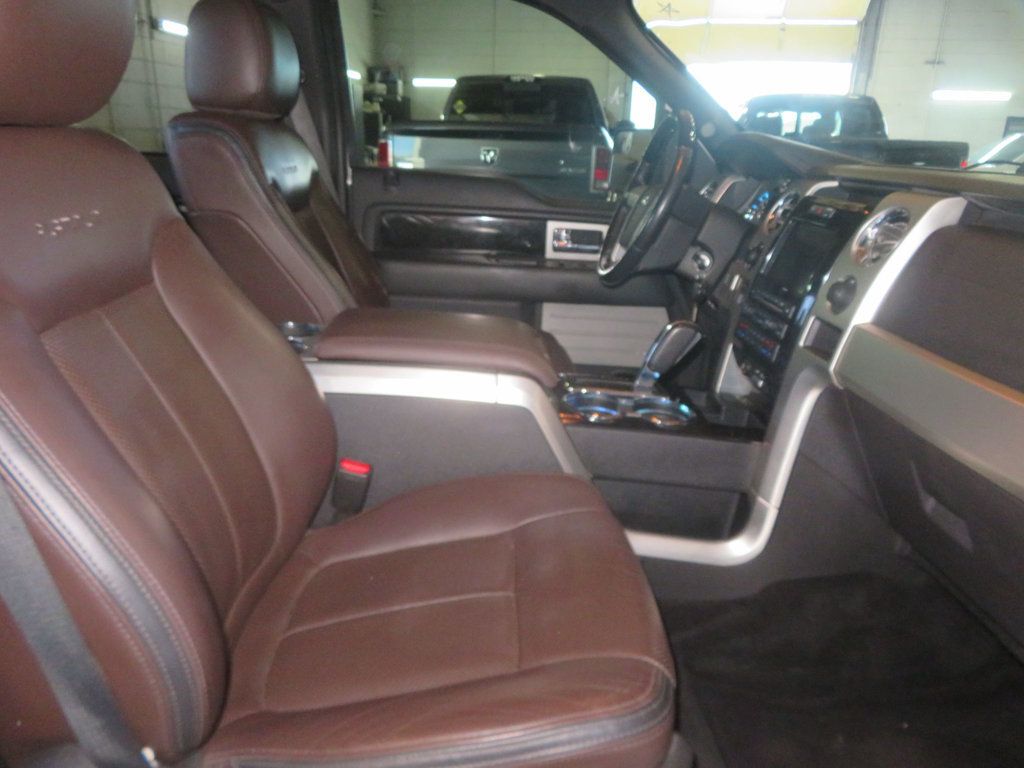 2012 Ford F-150 1OWNER PLATINUM SUPERCREW LEATHER EXTRA CLEAN LOW MILES  - 23085384 - 33
