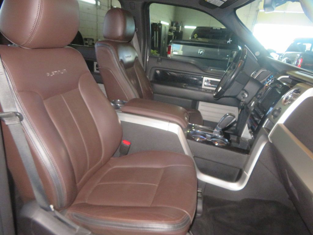 2012 Ford F-150 1OWNER PLATINUM SUPERCREW LEATHER EXTRA CLEAN LOW MILES  - 23085384 - 34
