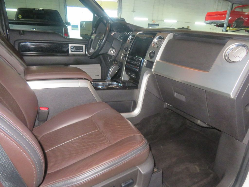 2012 Ford F-150 1OWNER PLATINUM SUPERCREW LEATHER EXTRA CLEAN LOW MILES  - 23085384 - 36