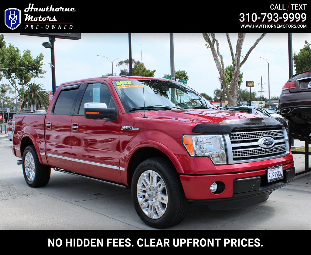2012 Ford F-150 2WD SuperCrew 145" Platinum - 23059175 - 0