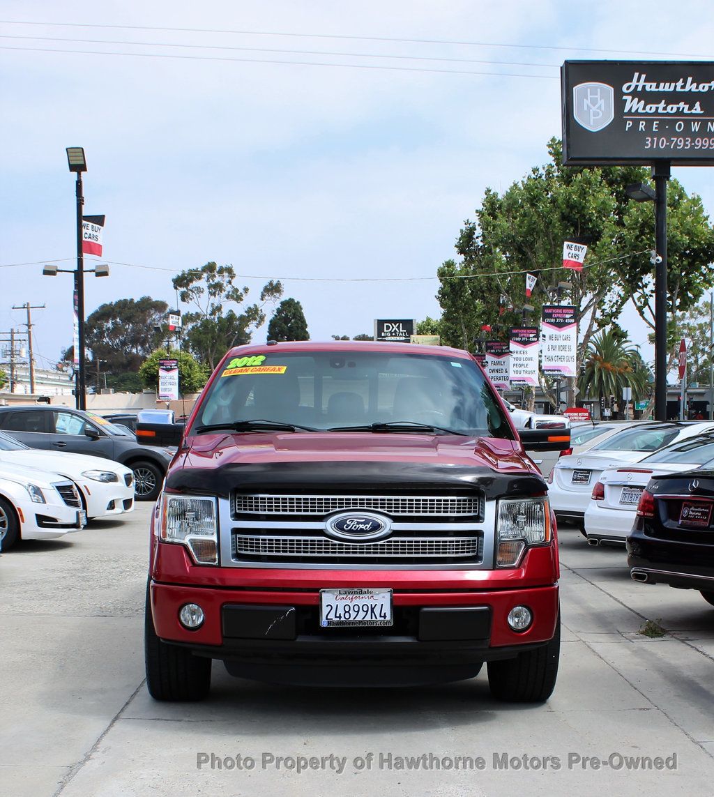 2012 Ford F-150 2WD SuperCrew 145" Platinum - 23059175 - 2