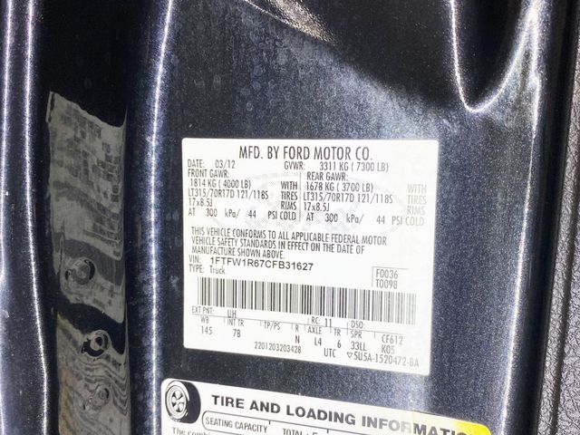 2012 Ford F-150 4WD SuperCrew 145" SVT Raptor - 22987091 - 68