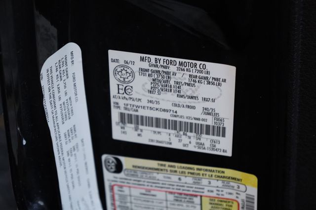 2012 Ford F-150 4WD SuperCrew 145" XLT - 22925224 - 8