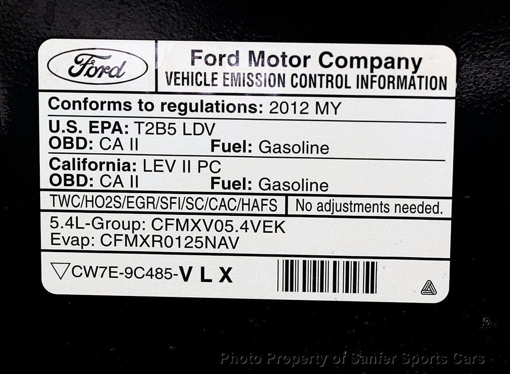 2012 Ford Mustang 2dr Coupe Shelby GT500 - 23011940 - 49