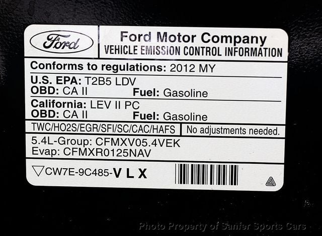 2012 Ford Mustang 2dr Coupe Shelby GT500 - 23011940 - 49