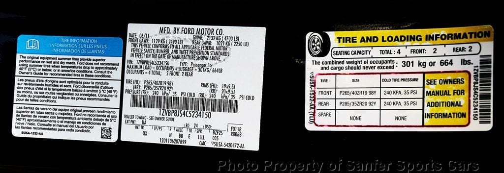 2012 Ford Mustang 2dr Coupe Shelby GT500 - 23011940 - 50