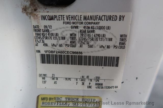 2012 Ford Super Duty F-250 SRW F250SD 2WD Reg Cab Utility  - 22969732 - 13