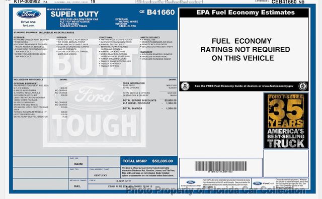 2012 Ford Super Duty F-350 DRW 4WD Crew Cab XLT Power Stroke 6.7L Turbodiesel - 23000352 - 81