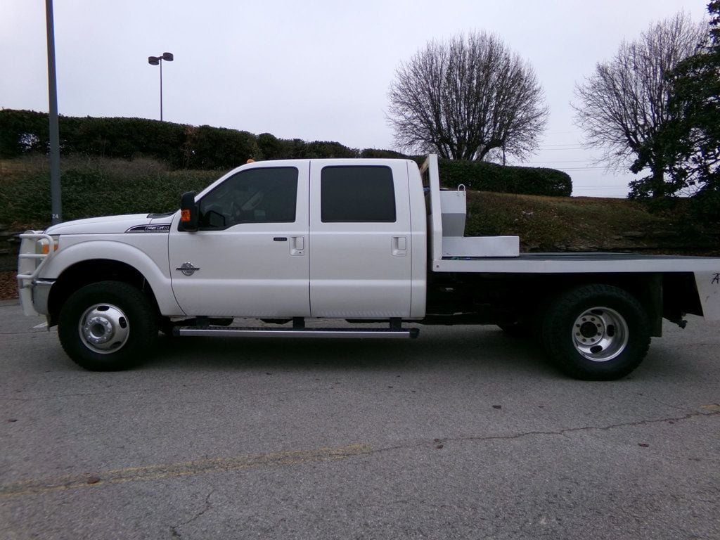 2012 Ford Super Duty F-350 DRW LARIAT FLAT BED - 22948268 - 0