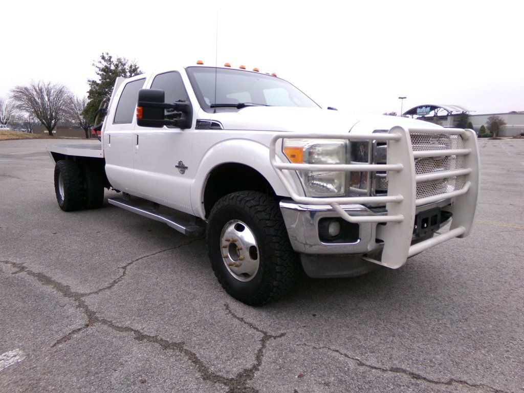 2012 Ford Super Duty F-350 DRW LARIAT FLAT BED - 22948268 - 3