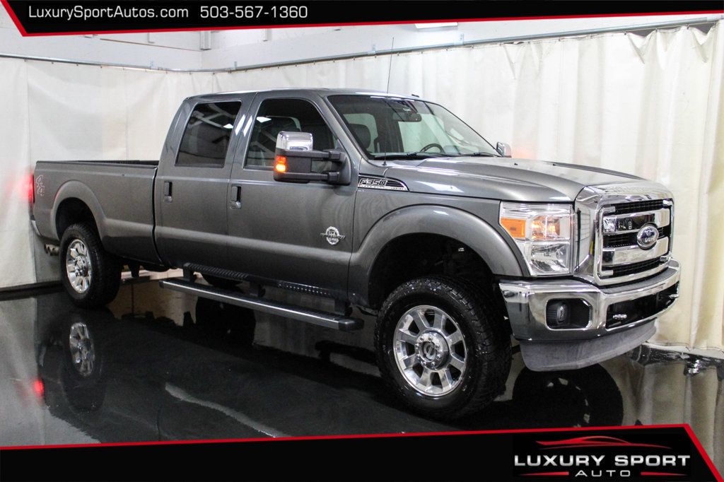 2012 Ford Super Duty F-350 SRW 8FT LONGBED LARIAT LOW 92,000 MILE POWERSTROKE 4x4 - 22394000 - 12
