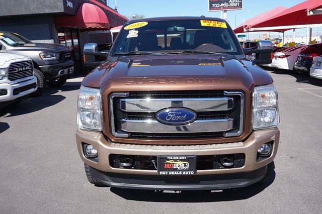 2012 Ford Super Duty F-350 SRW KING RANCH, 4X4, DIESEL, BROWN LEATHER SEATS, NAVIGATION - 23096212 - 9
