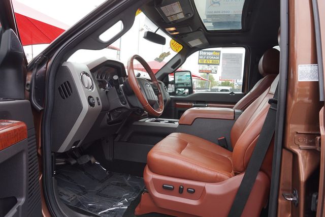 2012 Ford Super Duty F-350 SRW KING RANCH, 4X4, DIESEL, BROWN LEATHER SEATS, NAVIGATION - 23096212 - 16