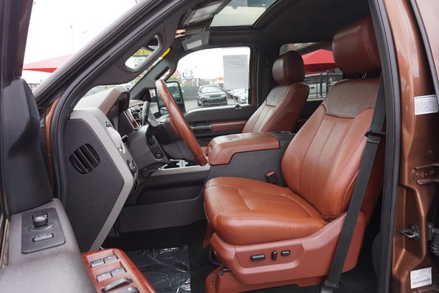 2012 Ford Super Duty F-350 SRW KING RANCH, 4X4, DIESEL, BROWN LEATHER SEATS, NAVIGATION - 23096212 - 17