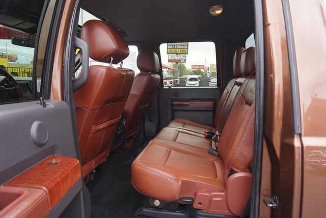 2012 Ford Super Duty F-350 SRW KING RANCH, 4X4, DIESEL, BROWN LEATHER SEATS, NAVIGATION - 23096212 - 18