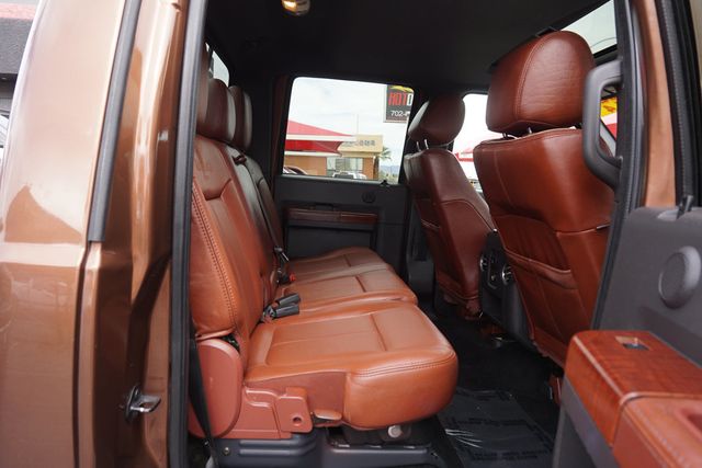2012 Ford Super Duty F-350 SRW KING RANCH, 4X4, DIESEL, BROWN LEATHER SEATS, NAVIGATION - 23096212 - 19
