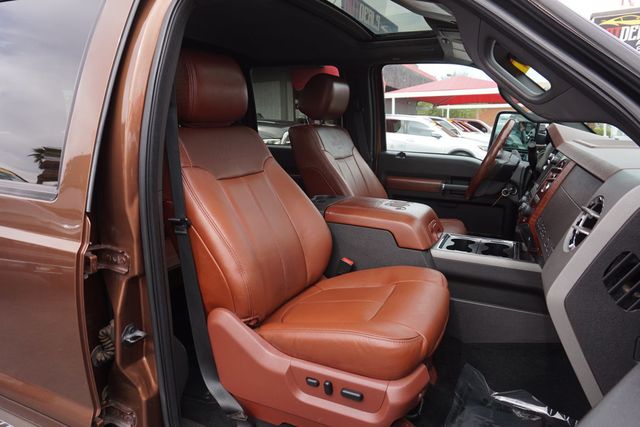 2012 Ford Super Duty F-350 SRW KING RANCH, 4X4, DIESEL, BROWN LEATHER SEATS, NAVIGATION - 23096212 - 21