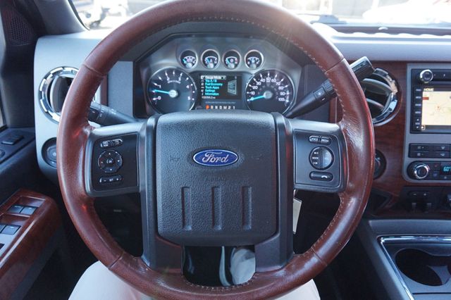 2012 Ford Super Duty F-350 SRW KING RANCH, 4X4, DIESEL, BROWN LEATHER SEATS, NAVIGATION - 23096212 - 26