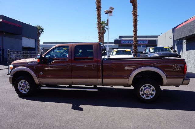 2012 Ford Super Duty F-350 SRW KING RANCH, 4X4, DIESEL, BROWN LEATHER SEATS, NAVIGATION - 23096212 - 2