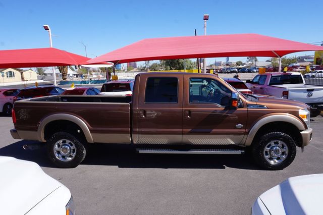 2012 Ford Super Duty F-350 SRW KING RANCH, 4X4, DIESEL, BROWN LEATHER SEATS, NAVIGATION - 23096212 - 4