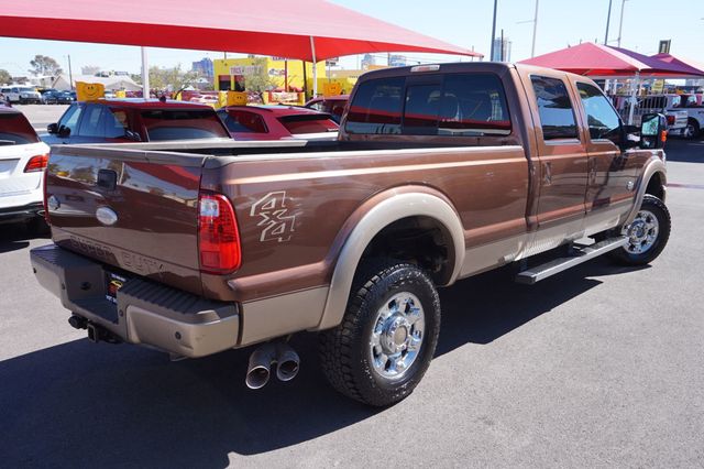 2012 Ford Super Duty F-350 SRW KING RANCH, 4X4, DIESEL, BROWN LEATHER SEATS, NAVIGATION - 23096212 - 5