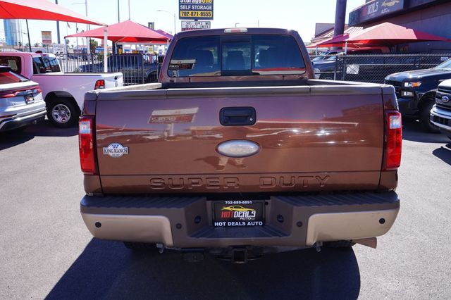 2012 Ford Super Duty F-350 SRW KING RANCH, 4X4, DIESEL, BROWN LEATHER SEATS, NAVIGATION - 23096212 - 6