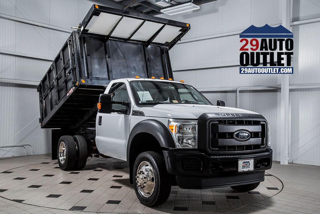 2012 Ford Super Duty F-450 DRW Cab-Chassis F-450 REG CAB 4X4 LANDSCAPE DUMP  - 15607524 | Video 1