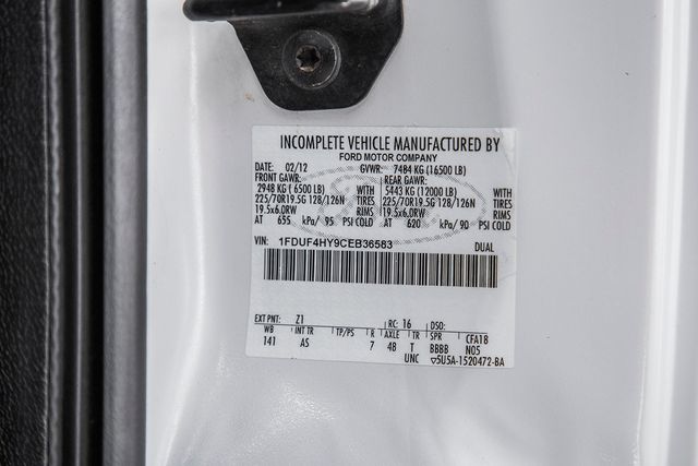 2012 Ford Super Duty F-450 DRW Cab-Chassis F-450 REG CAB 4X4 LANDSCAPE DUMP  - 15607524 - 36