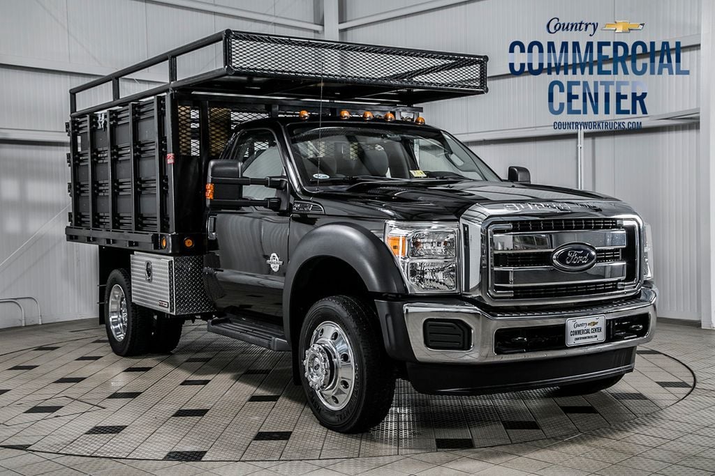 2012 Ford Super Duty F-450 DRW Cab-Chassis F450 REG CAB XL * 6.7 POWERSTROKE * 10' STAKE BODY * 1 OWNER - 16588093 - 0
