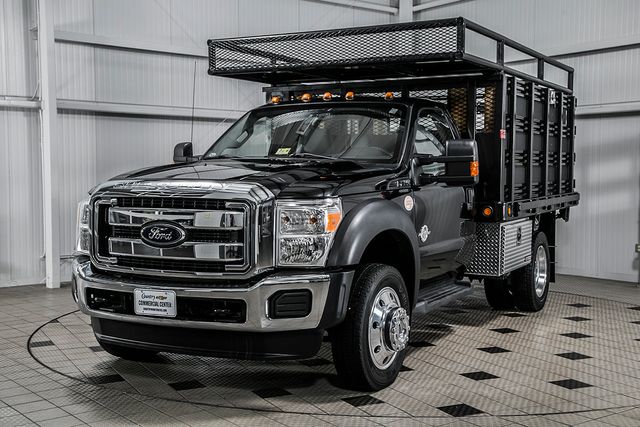 2012 Ford Super Duty F-450 DRW Cab-Chassis F450 REG CAB XL * 6.7 POWERSTROKE * 10' STAKE BODY * 1 OWNER - 16588093 - 2