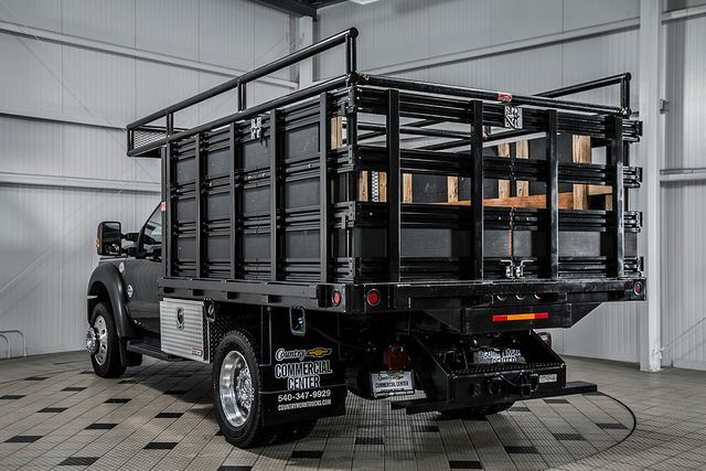 2012 Ford Super Duty F-450 DRW Cab-Chassis F450 REG CAB XL * 6.7 POWERSTROKE * 10' STAKE BODY * 1 OWNER - 16588093 - 4