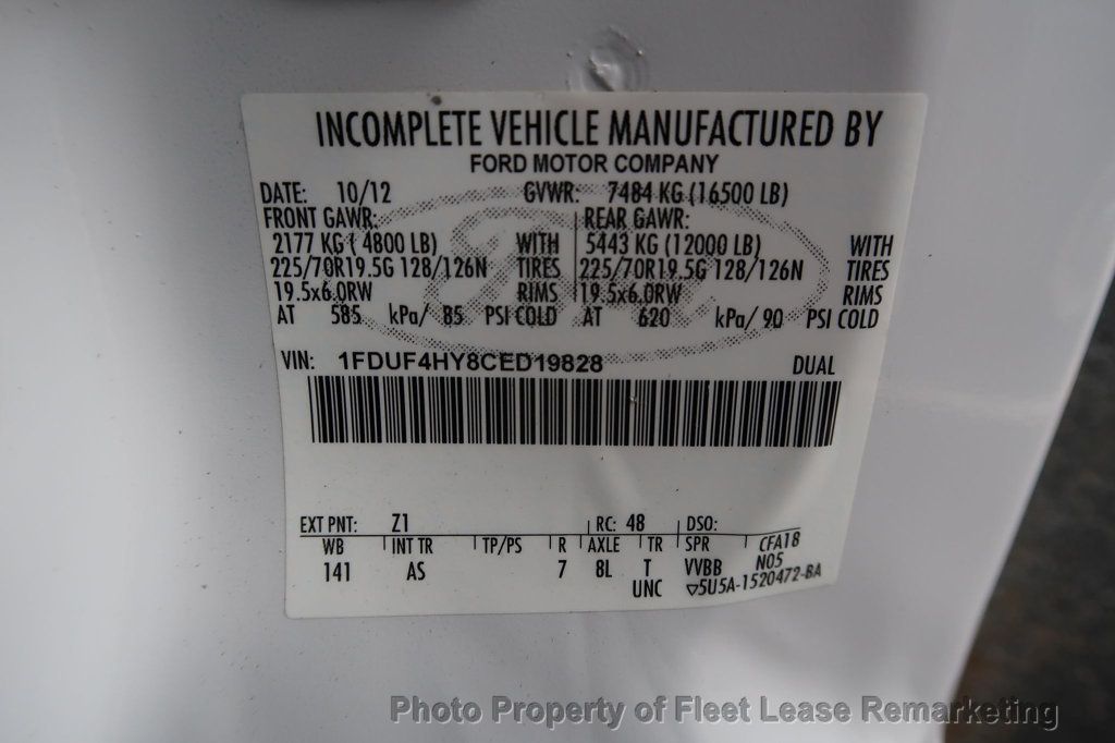 2012 Ford Super Duty F-450 DRW Cab-Chassis F450SD 4WD Reg Cab Utility Bucket - 22728415 - 13