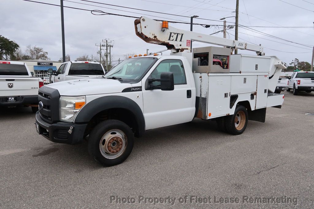 2012 Ford Super Duty F-450 DRW Cab-Chassis F450SD 4WD Reg Cab Utility Bucket - 22728415 - 39